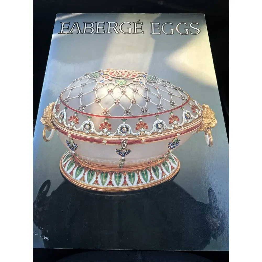 Faberge Eggs Imperial Russian Fantasies Catalog Book Paperback 1984‎ New York